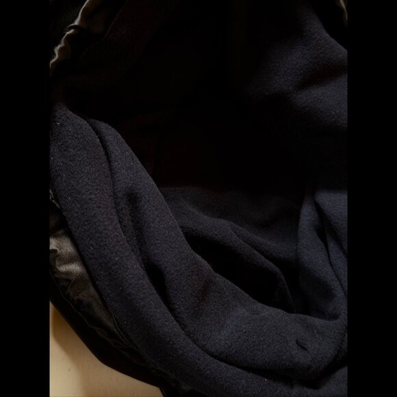 Prada Dust Bag 13.5 x 14.75 Black Stroage Adjustable Accessory Satin - Picture 6 of 6